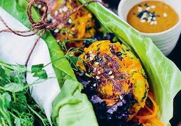 Halloumi veggie burgers