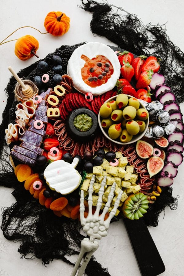 Halloween charcuterie board