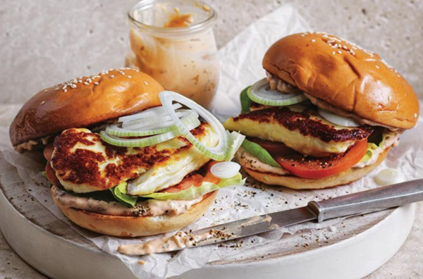 Haloumi burger