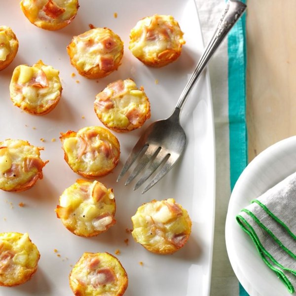 Ham & cheese puffs