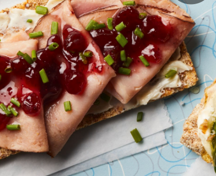 Ham & jam smørrebrød