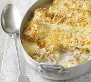 Ham & leek cannelloni