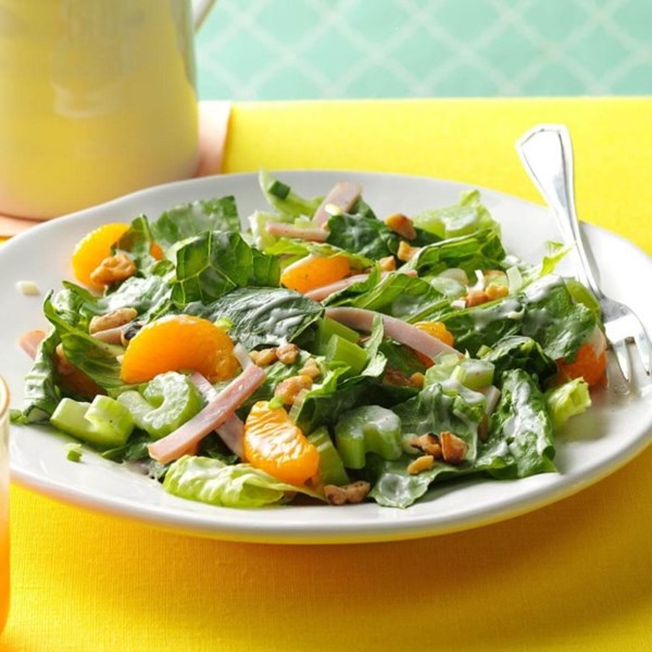 Ham & mandarin salad