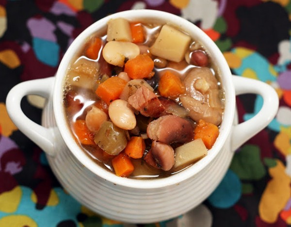 Ham & potato 16 bean soup