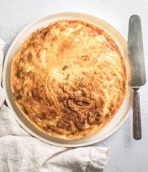 Ham & Swiss frittata