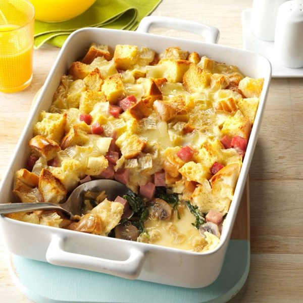 Ham and Brie strata