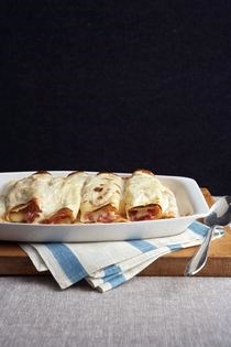 Ham-and-cheese crespelle