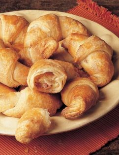 Ham and cheese croissants