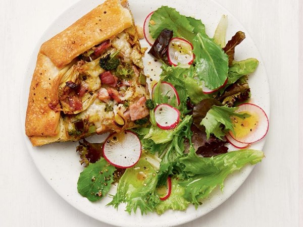 Ham and cheese galette