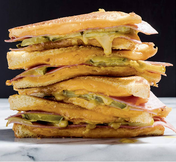 Ham and cheese melt