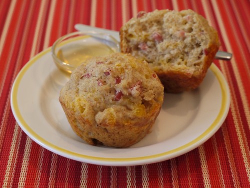 Ham and cheese muffins