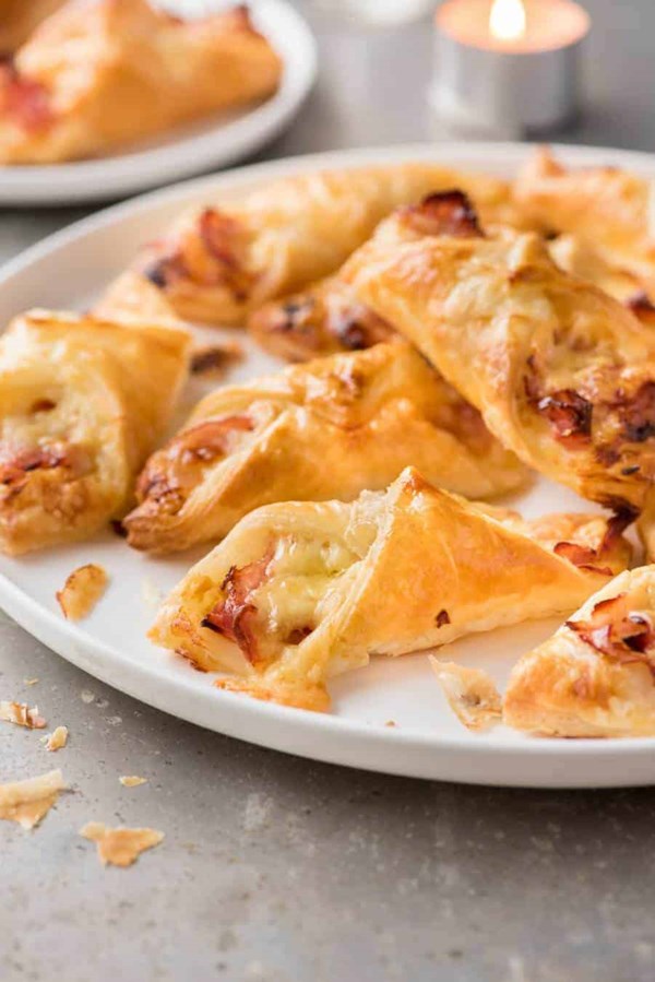 Ham and cheese puffs