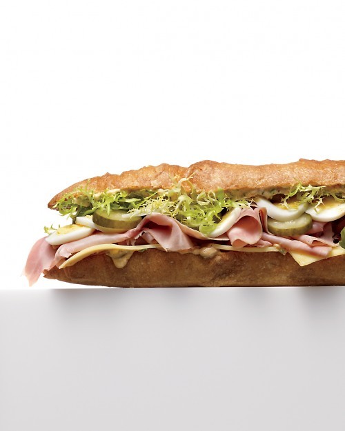 Ham and cheese sandwich