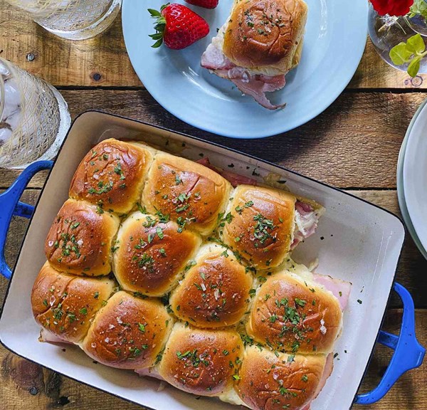 Ham-and-cheese sliders
