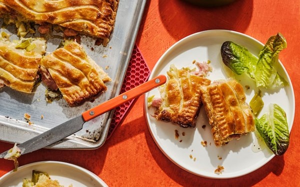 Ham and Comté cheese feuilleté