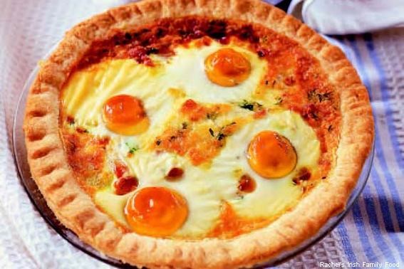 Ham and egg pie