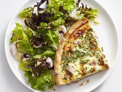 Ham and Gruyère quiche