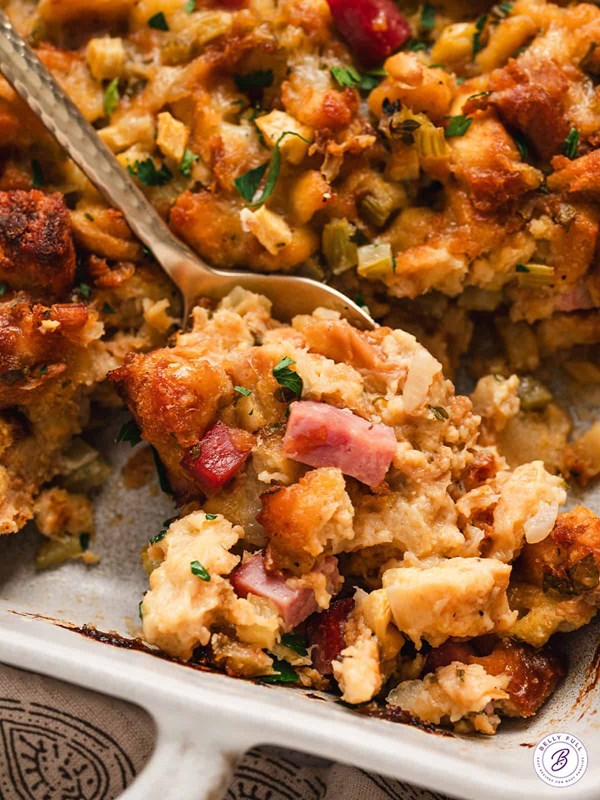 Ham and Gruyere stuffing