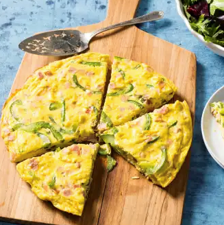 Ham and Jack frittata