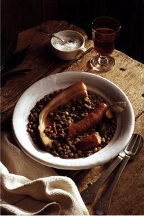 Ham and lentil stew (Potée aux lentils)