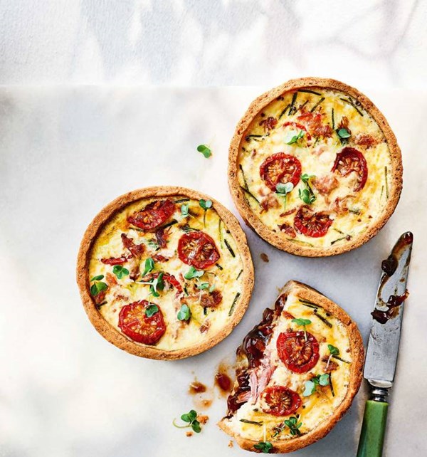 Ham and pickle picnic pies