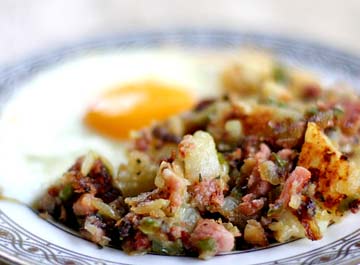 Ham and potato hash
