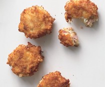 Ham and rice croquettes
