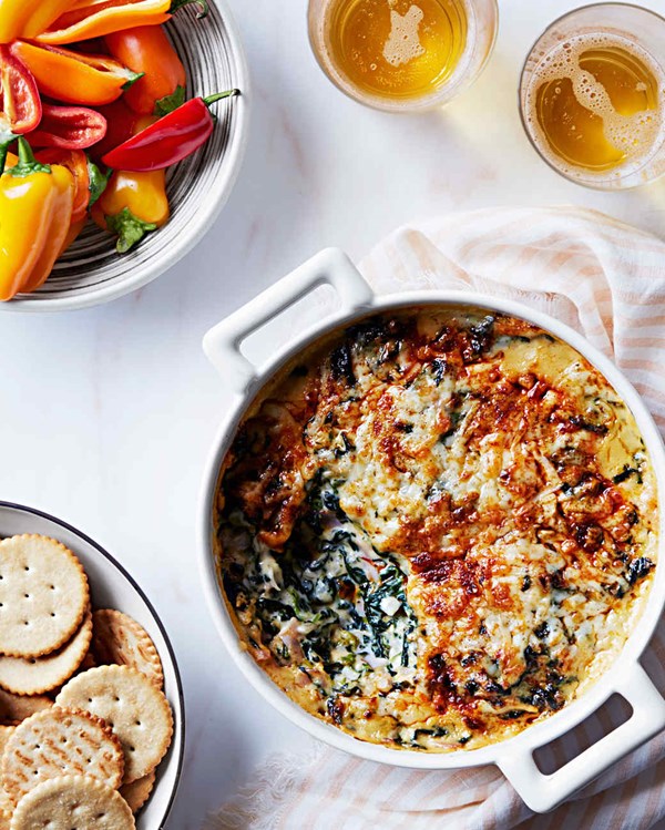 Ham-and-spinach dip