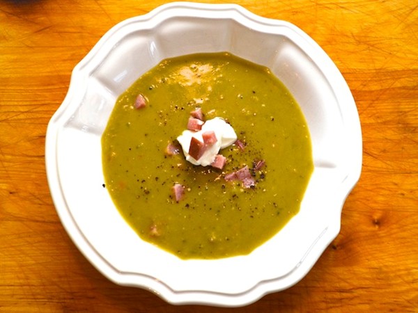 Ham and split pea soup