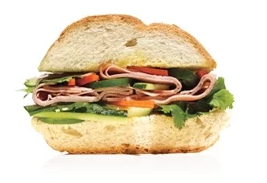 Ham banh mi sandwich