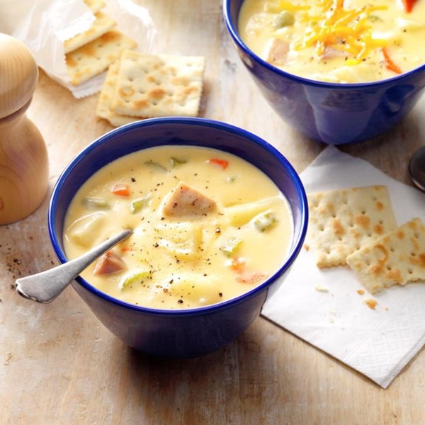 Ham cheddar chowder