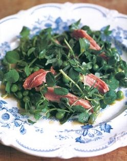 Ham hock and pea salad