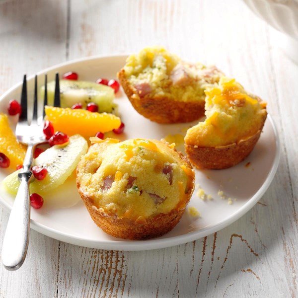 Ham muffinwiches