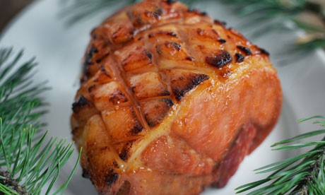 Ham with honey mustard