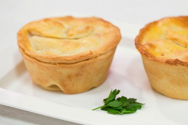 Hamish Russell's cheese, onion & potato pies