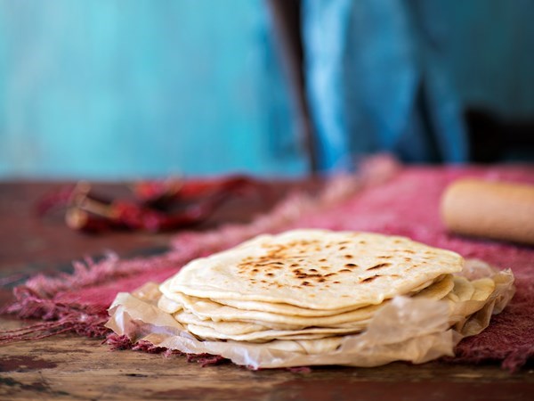 Hand-rolled flour tortillas