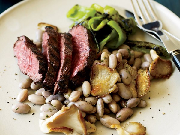 Hanger steak with charmoula