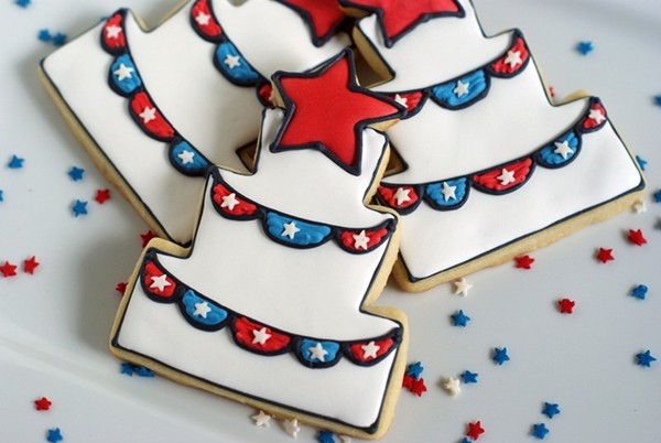 Happy birthday, America!!! cookies