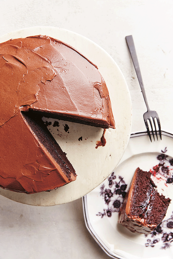 Happy wife, happy life chocolate cake