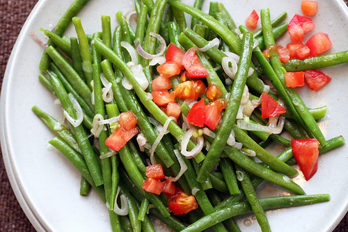 Haricot vert with shallots