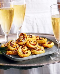 Harissa & pine nut palmiers