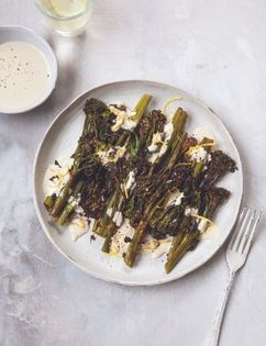 Harissa-roasted broccoli