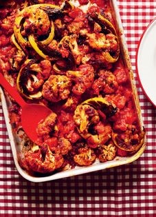 Harissa roasted cauliflower