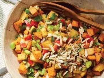 Harissa roasted potato salad 