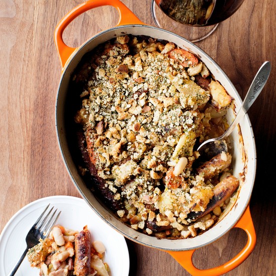 Harissa-spiced cassoulet