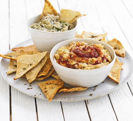 Harissa-spiked houmous