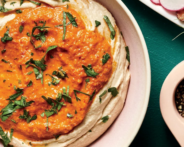 Harissa-spiked hummus