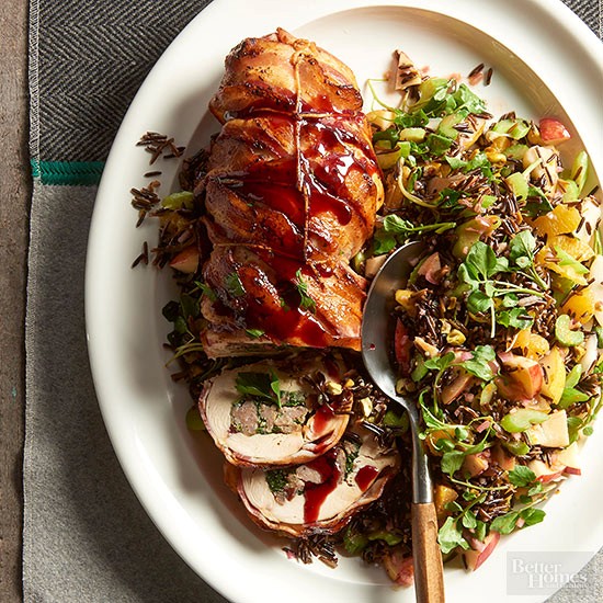 Harvest wild rice salad