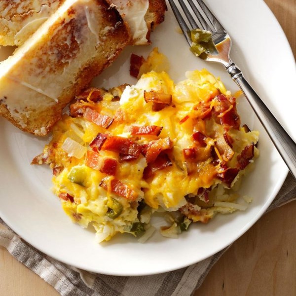 Hash brown egg brunch