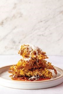 Hash browns with kasundi jam